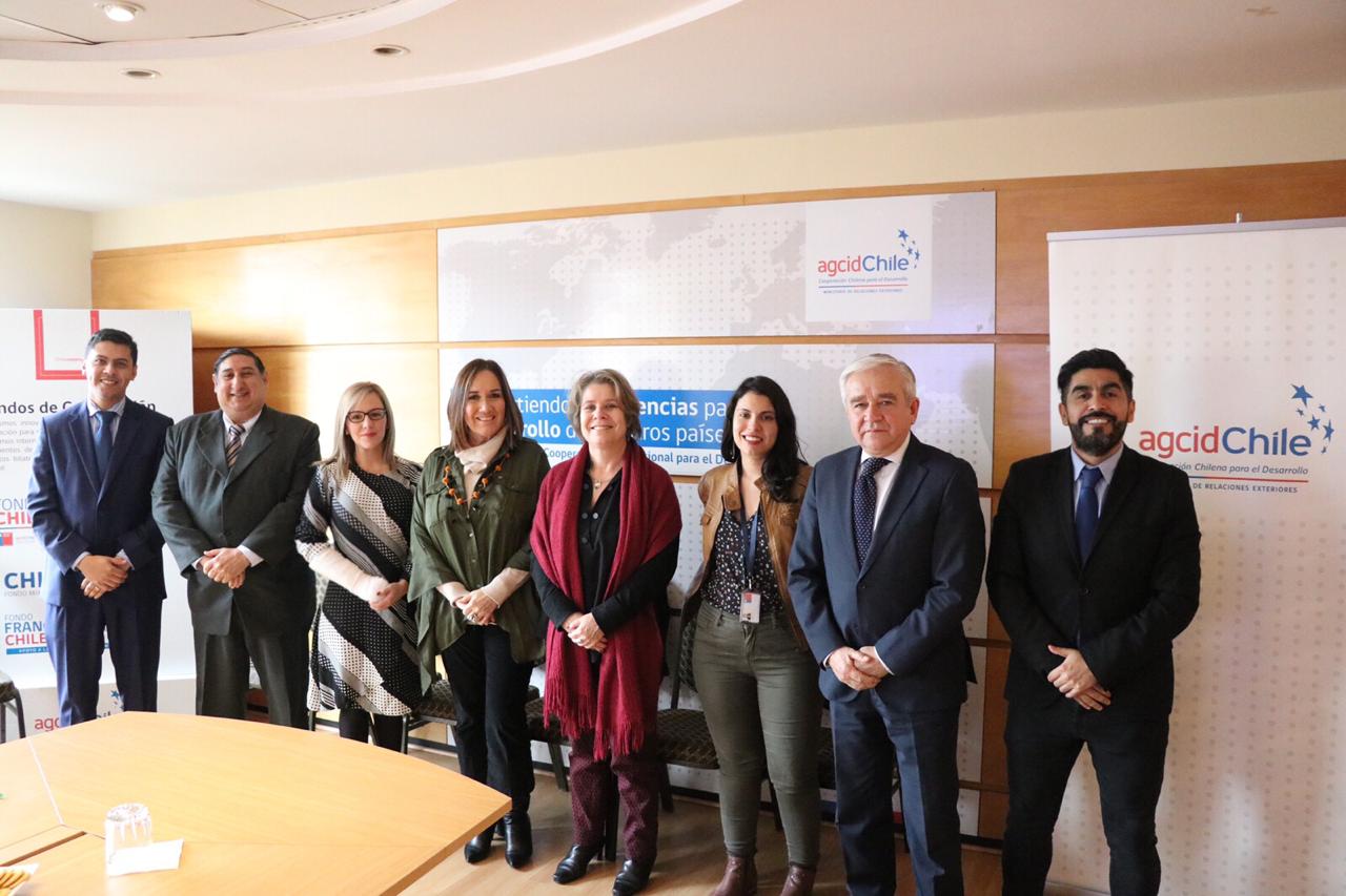 Funcionarios de la Cancillería Nacional realizaron un intercambio con colegas chilenos sobre la Gestión de Cooperación Internacional