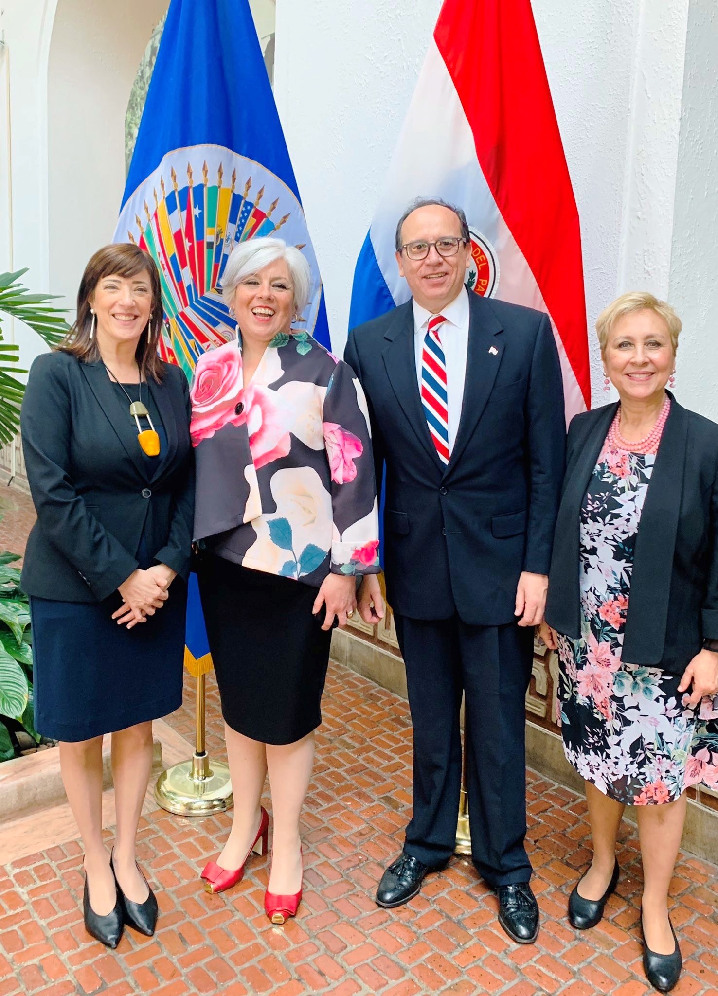 La Misión Permanente de Paraguay en la OEA celebró los 208 años de independencia del Paraguay