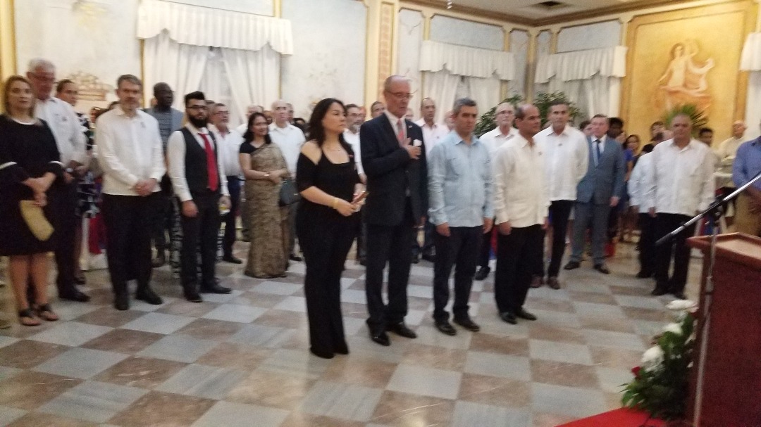 Embajada de Paraguay en Cuba celebró los 208 años de independencia nacional 
