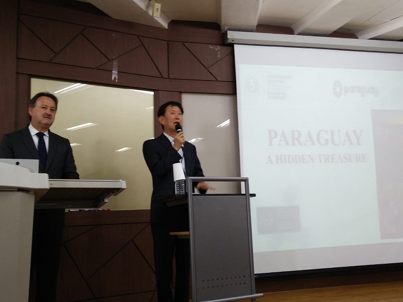 Embajador paraguayo dictó conferencia “Paraguay, el tesoro escondido”. en la Universidad de Kyung Hee de Corea