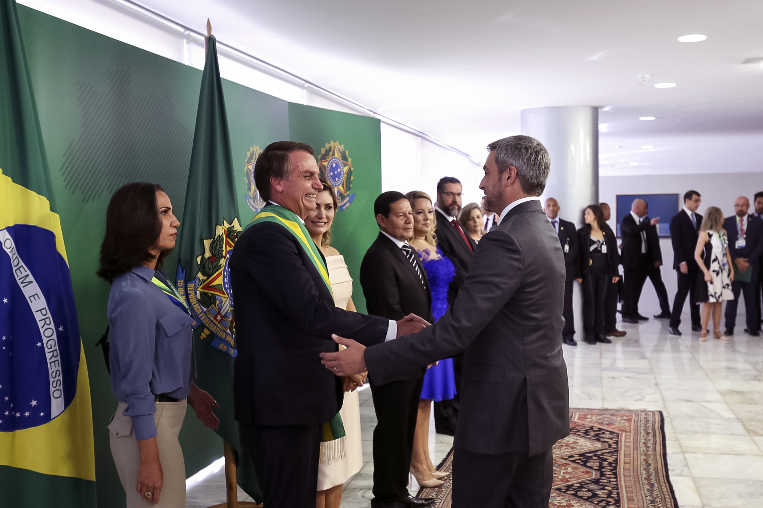Presidente Mario Abdo Benítez participó de la ceremonia de investidura del Presidente Jair Bolsonaro