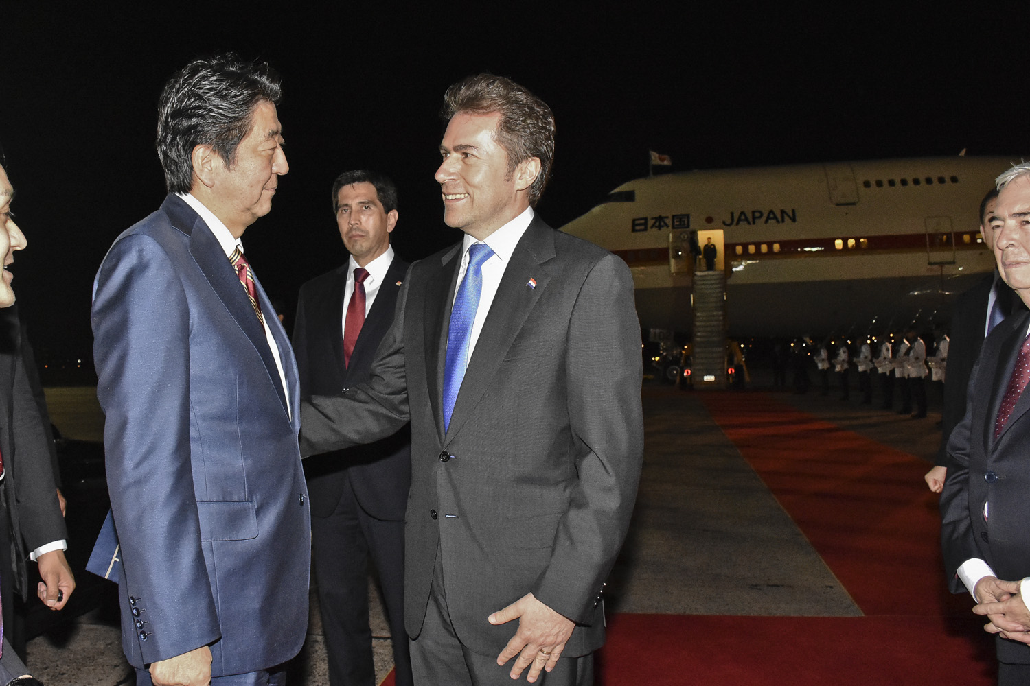 El Canciller Castiglioni despidió en el aeropuerto al Primer Ministro del Japón