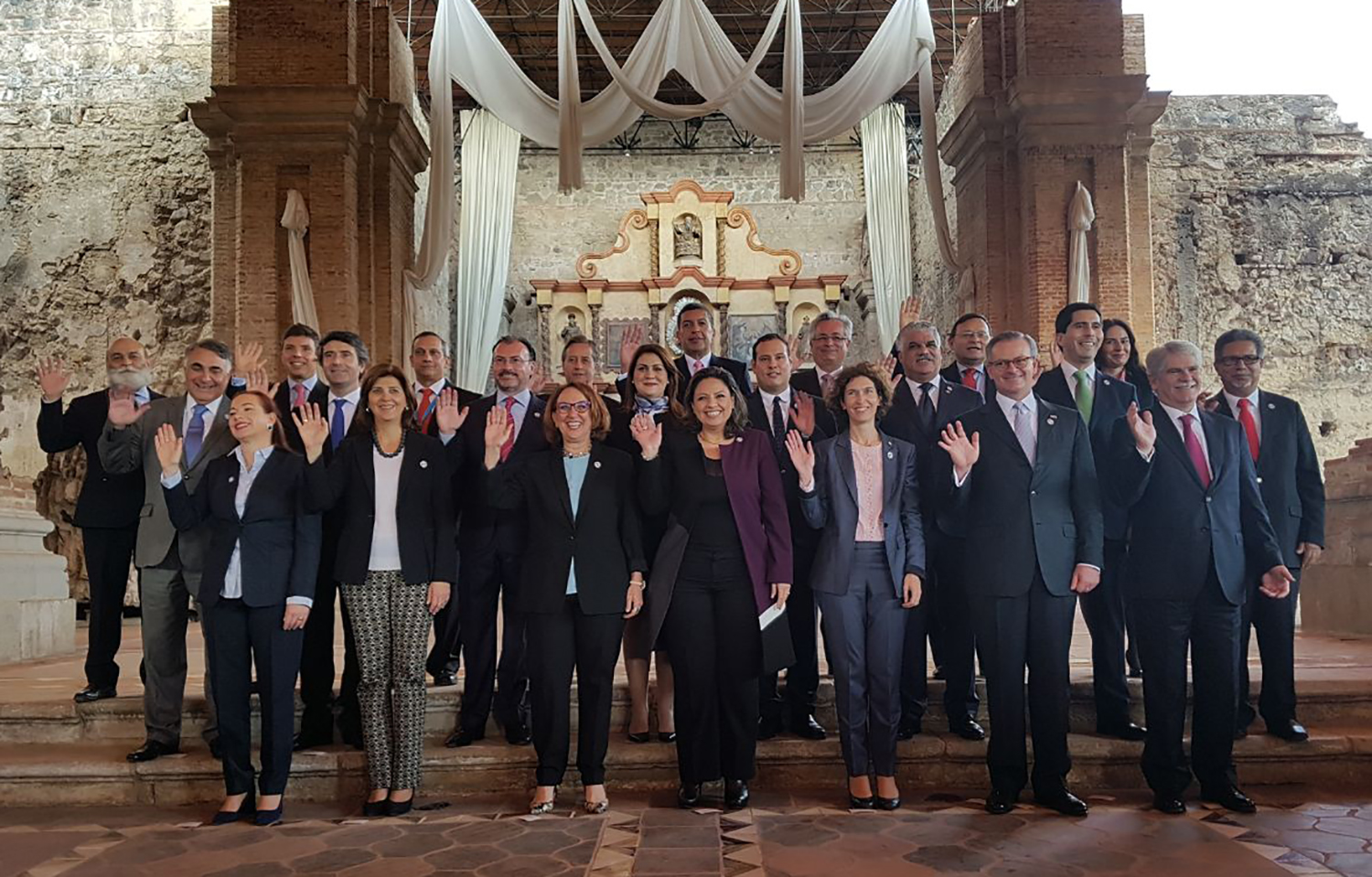 Foto de Familia de la II Reunión de Ministros de Cooperación Iberoamericana