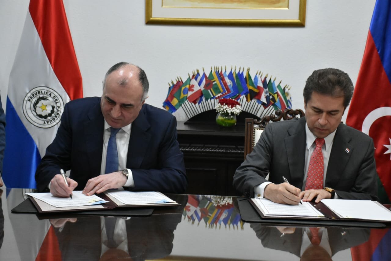 Paraguay y Azerbaiyán firman Acuerdo de Supresión de visas en pasaportes  diplomáticos, oficiales o de servicio