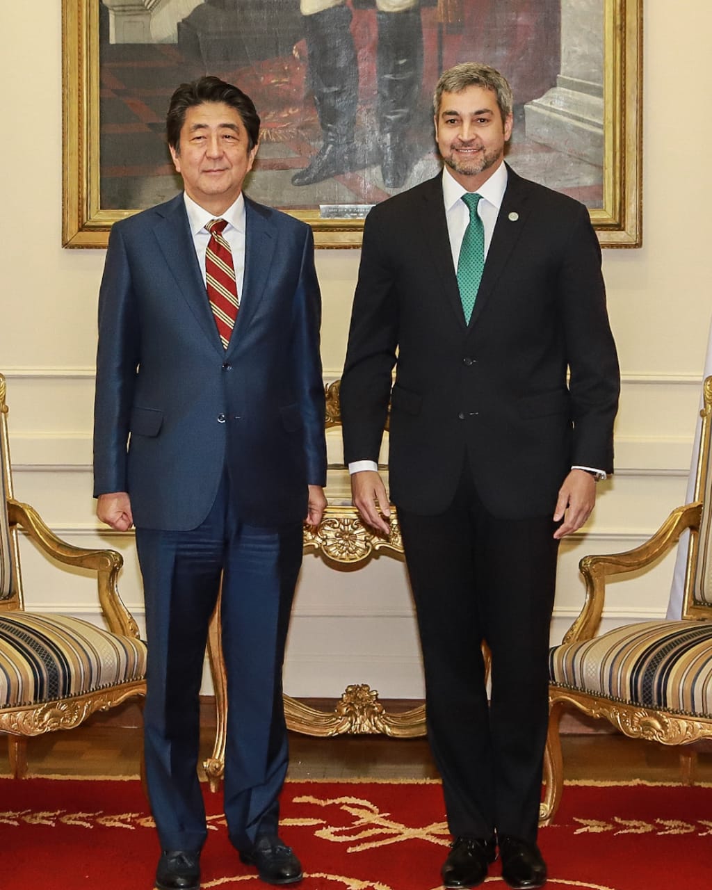 El Presidente Abdo Benítez recibió en el Palacio de Gobierno al Primer Ministro del Japón