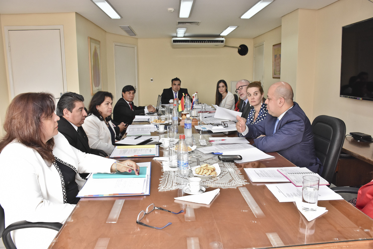 Reunión bilateral para organizar la próxima visita al Paraguay del Canciller del Estado Plurinacional de Bolivia