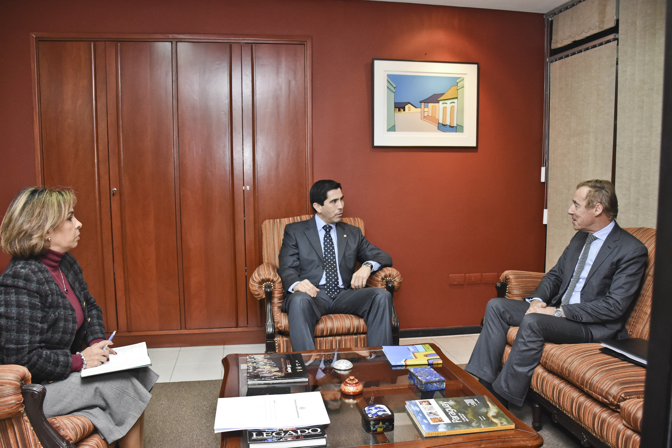 Ministro Sustituto de RR.EE. repasó temas bilaterales, regionales y multilaterales con el Embajador de Australia