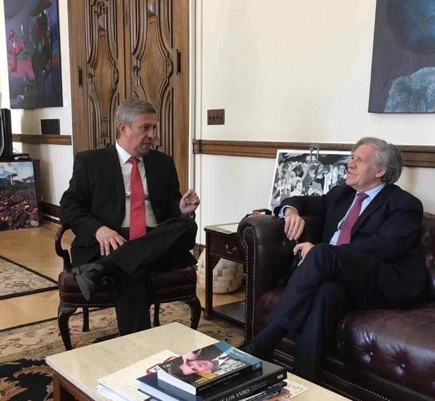 Continuará apoyo de la OEA para afianzar la democracia y estado de derecho en Paraguay 