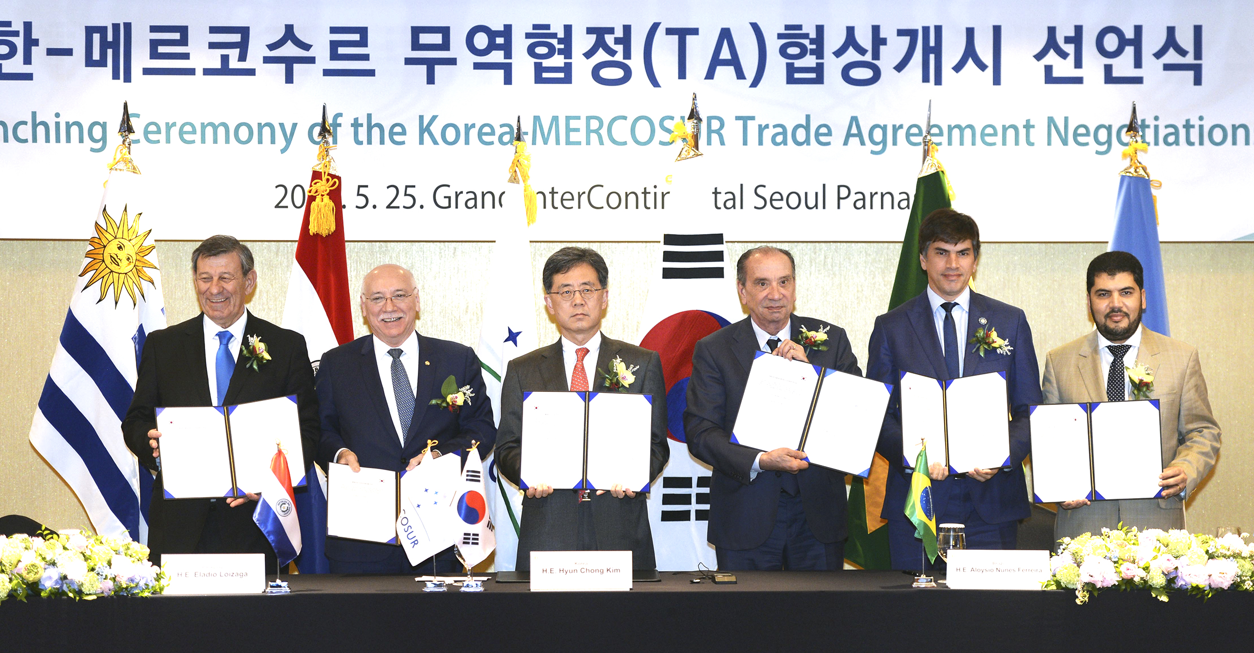 El MERCOSUR y la República de Corea inician formalmente las negociaciones para un Acuerdo de Libre Comercio