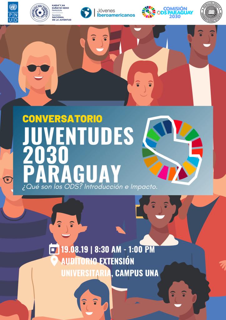 Comisión ODS Paraguay invita al conversatorio Juventudes 2030