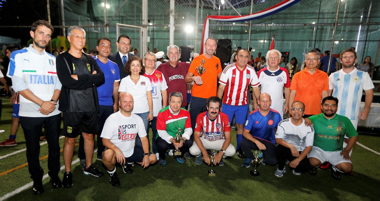 Embajada en Panamá realizó el tradicional “Mundialito de Fútbol Interembajadas”