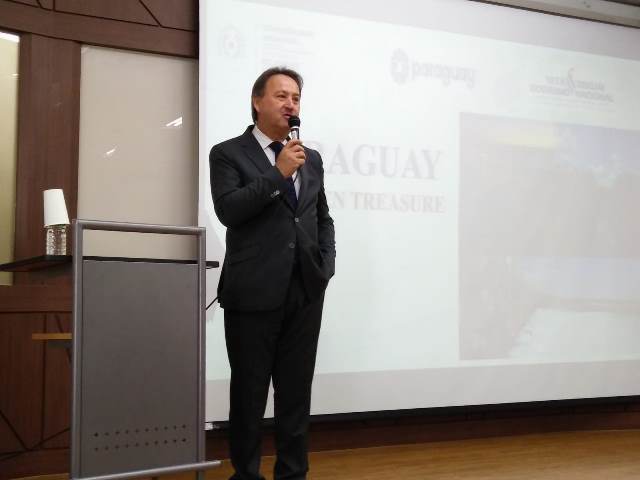 Embajador paraguayo dictó conferencia “Paraguay, el tesoro escondido”. en la Universidad de Kyung Hee de Corea