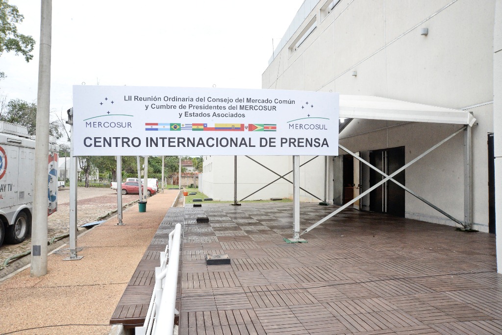 El Centro Internacional de Prensa de la LII Cumbre del MERCOSUR se inaugura mañana