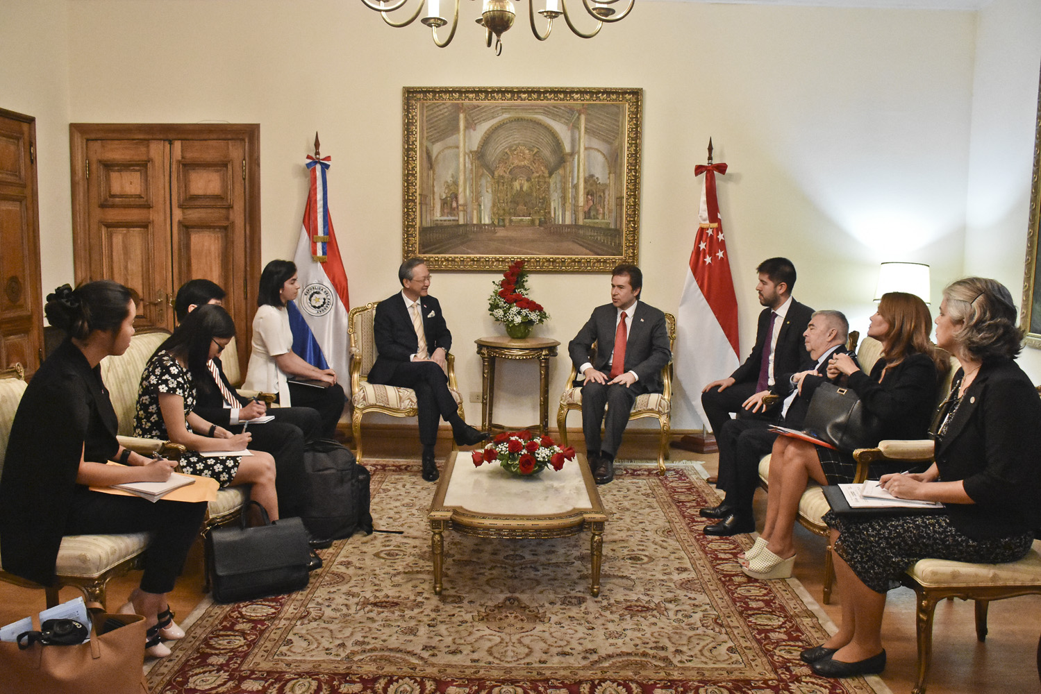 Ministro de Estado de Asuntos Exteriores de Singapur visitó Paraguay y conversó sobre cooperación bilateral, comercio e inversiones