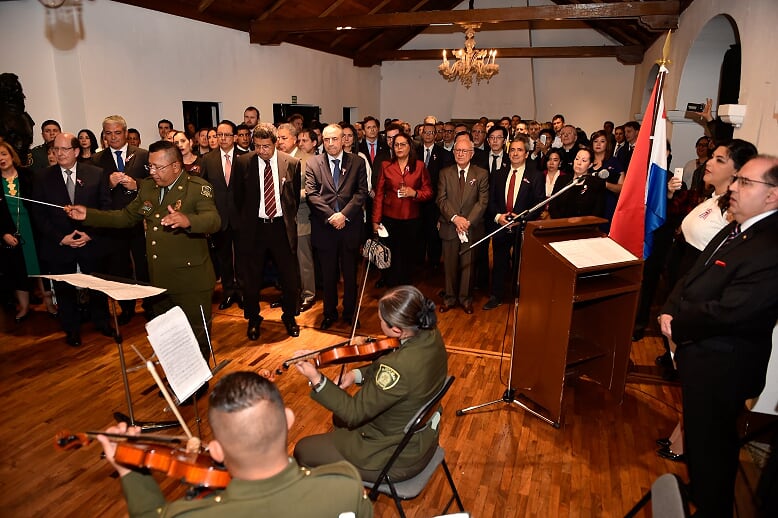 Embajada en Colombia celebró el 208° aniversario de Independencia Nacional