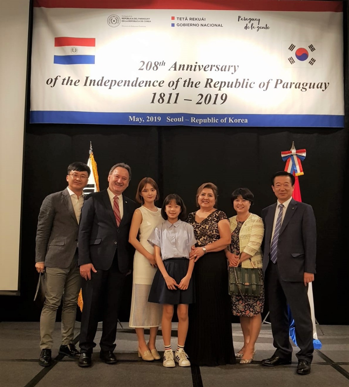 Destacan los 57 años de amistad entre Paraguay y Corea en la celebración de las fiestas patrias