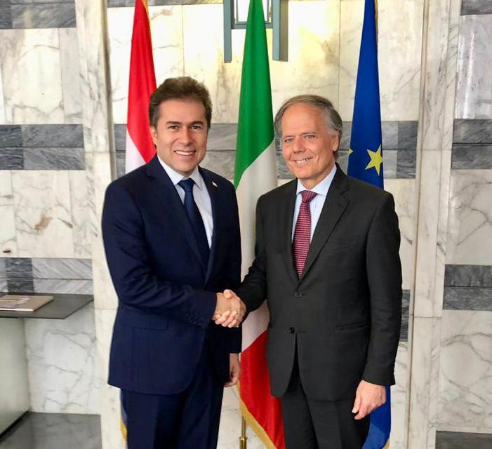 Ministros Castiglioni y Moavero destacan en Roma excelentes relaciones entre Paraguay e Italia