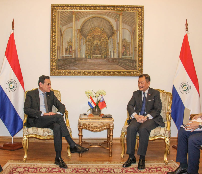 Paraguay y China (Taiwán) resaltan dinámico estado de las relaciones bilaterales