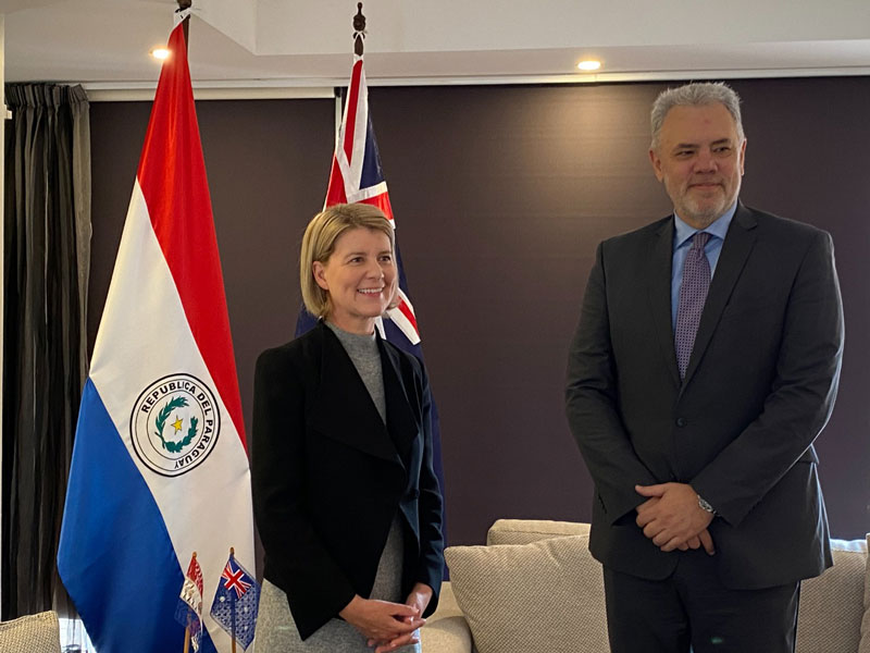 Diplomático paraguayo se reunió con la candidata australiana para la CEDAW