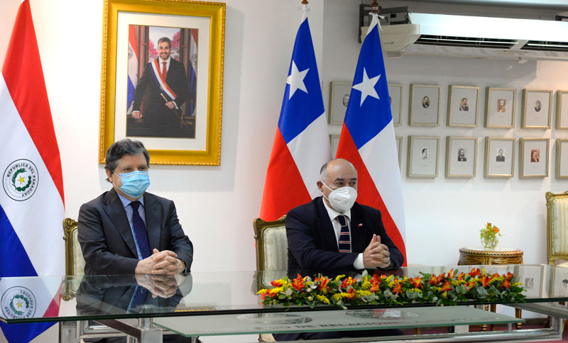 Paraguay expresa su sincero agradecimiento a Chile por la nueva donación de 100.000 dosis de AstraZeneca