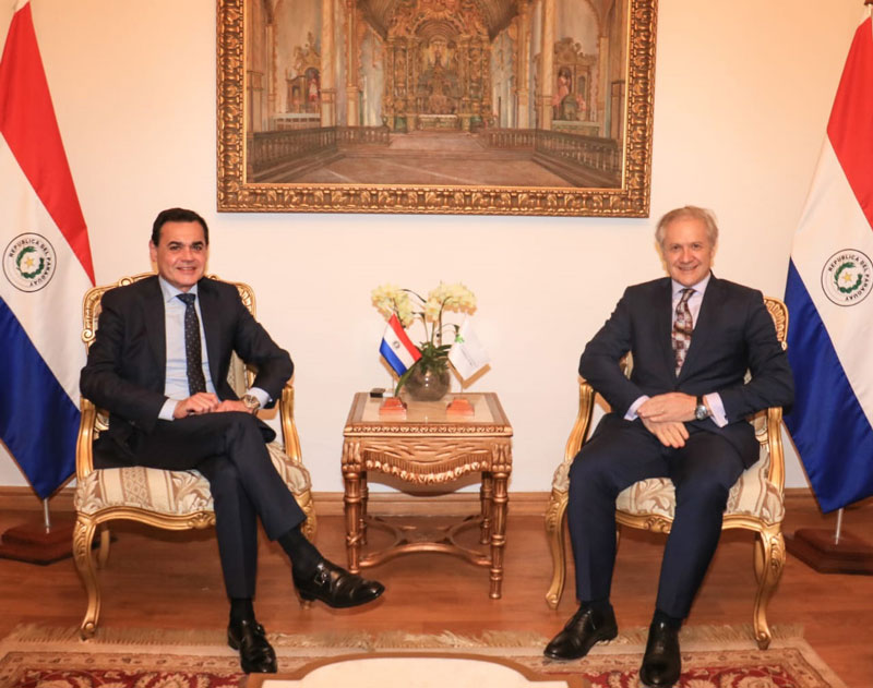 Ministro conversó con representante de CAF en Paraguay